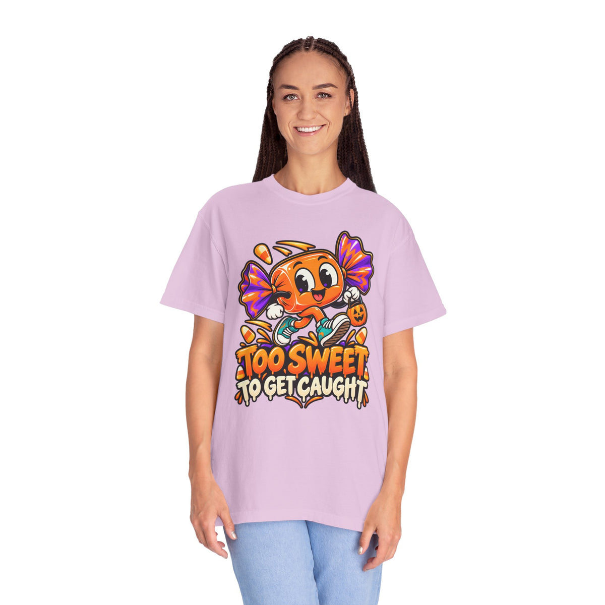 Too Sweet to Get Caught – Cute Halloween Candy T-Shirt