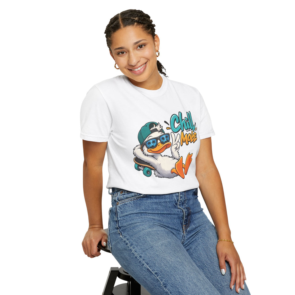 Chill Mode Duck Graphic T-Shirt | Festora Everyday