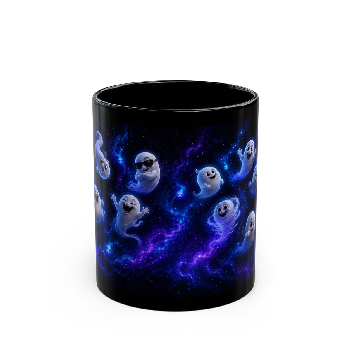 Ghost Galaxy Mug — Cute Space Spirit Coffee Cup (11oz, 15oz)