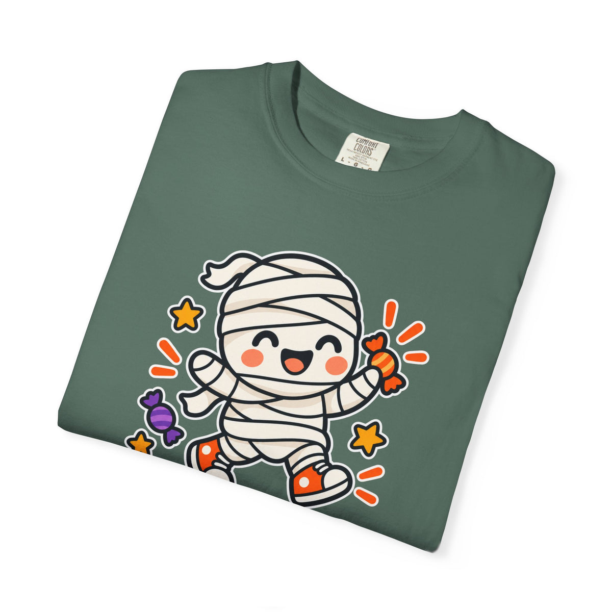 Wrapped but Sweet Halloween T-Shirt | Cute Mummy Graphic Tee