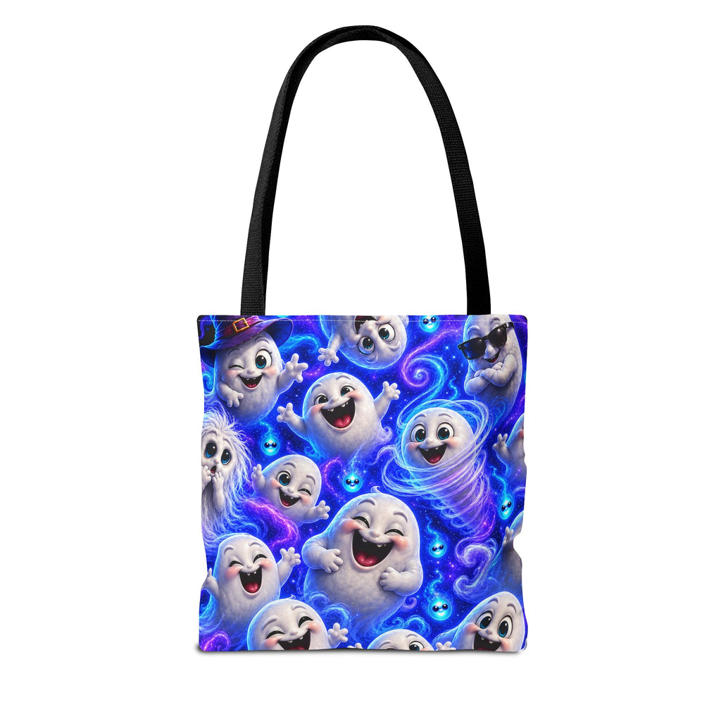 Ghost Friends Tote Bag — Cute Halloween Spirits All-Over Print