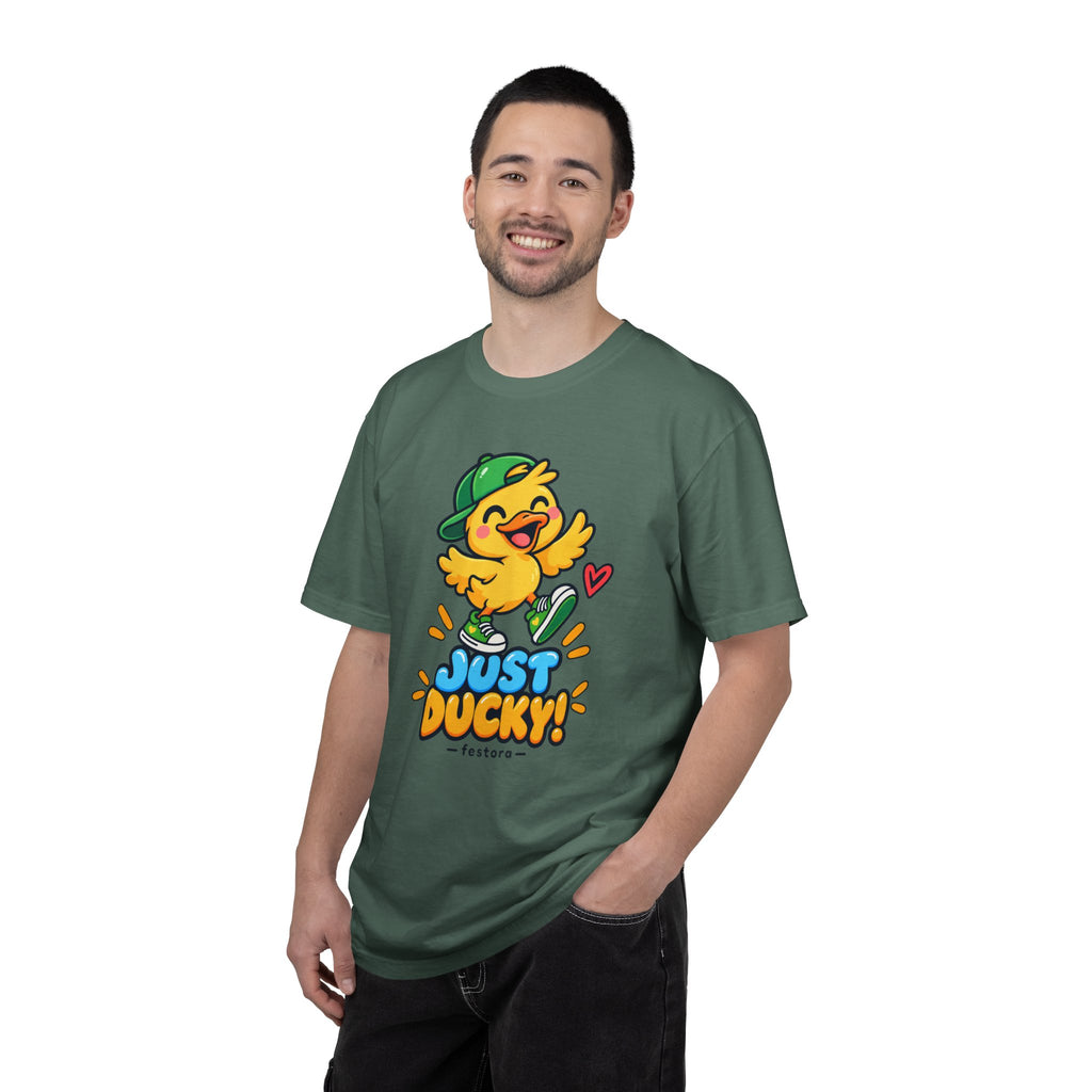 Just Ducky! – Cute Happy Duck Graphic T-Shirt