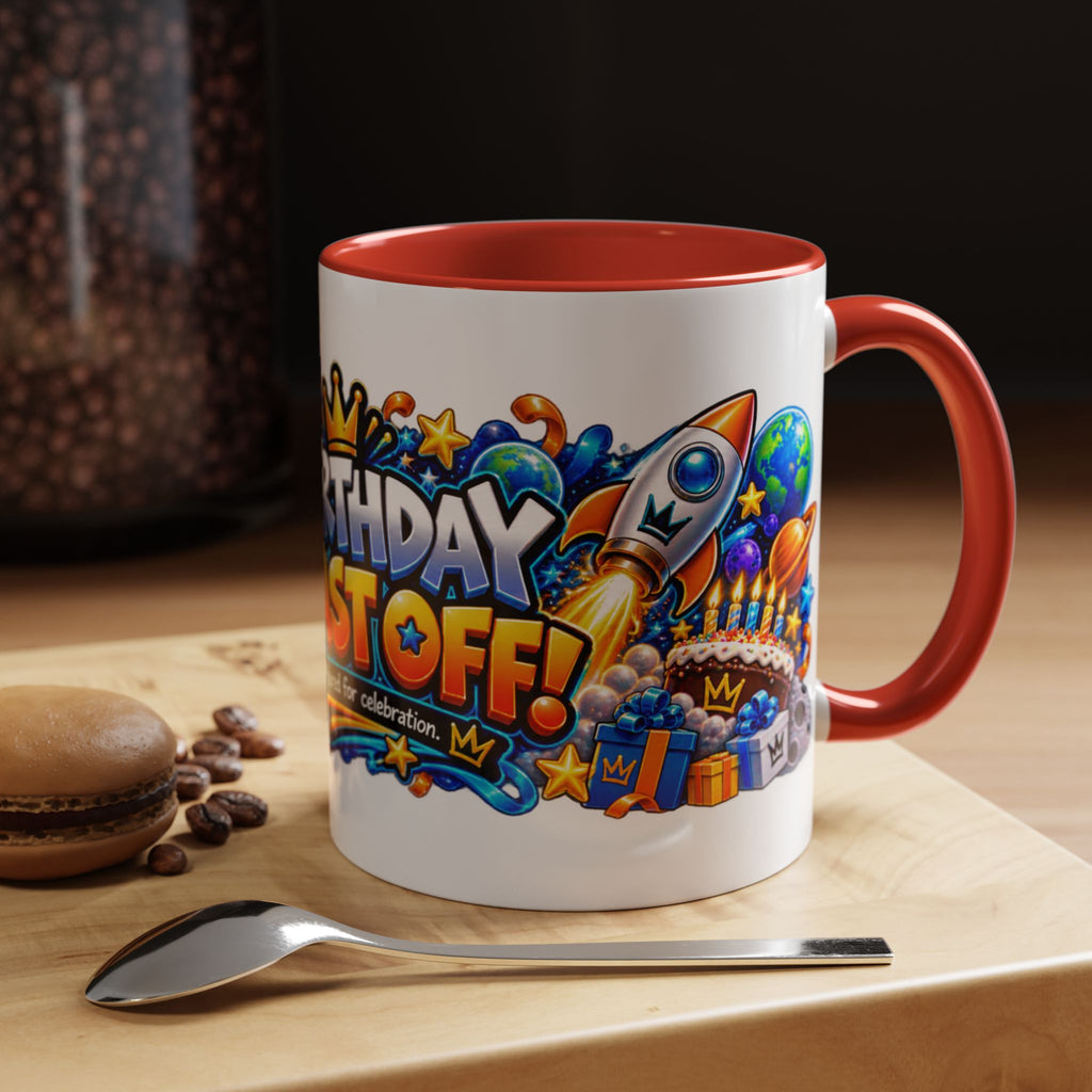 Festora Alien Birthday Mug – Birthday Blast Off Coffee Cup