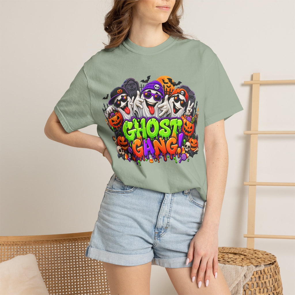 Ghost Gang Halloween T-Shirt – Funny Colorful Ghost Graphic Tee