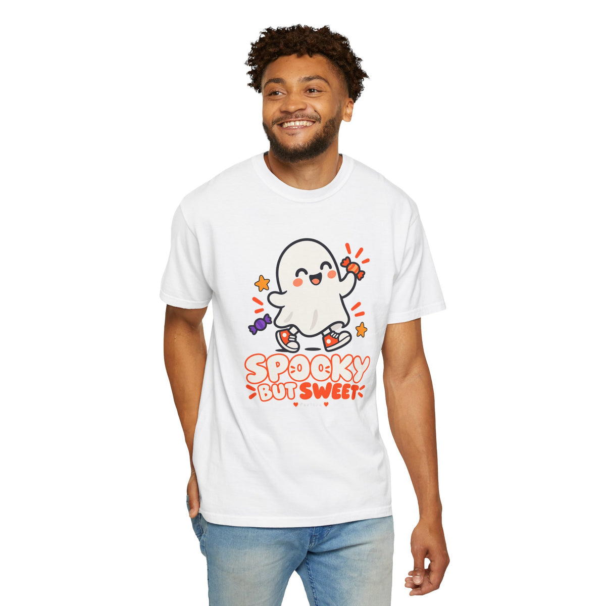 Spooky but Sweet Ghost T-Shirt | Cute Halloween Graphic Tee