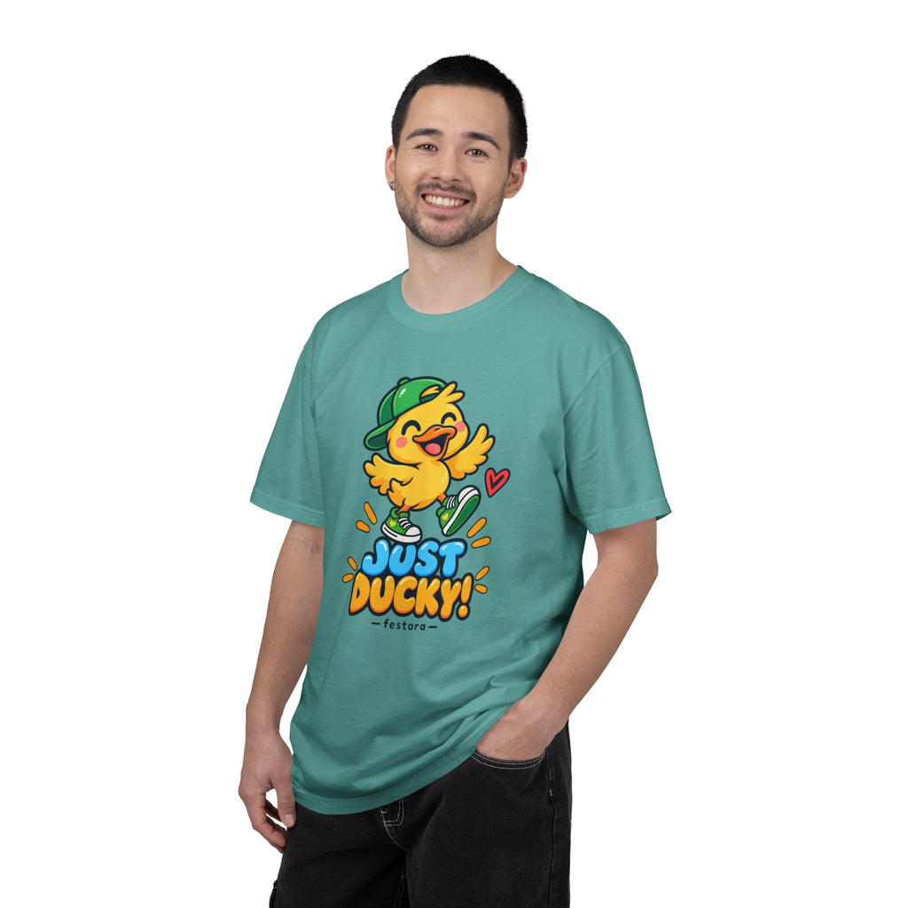Just Ducky! – Cute Happy Duck Graphic T-Shirt