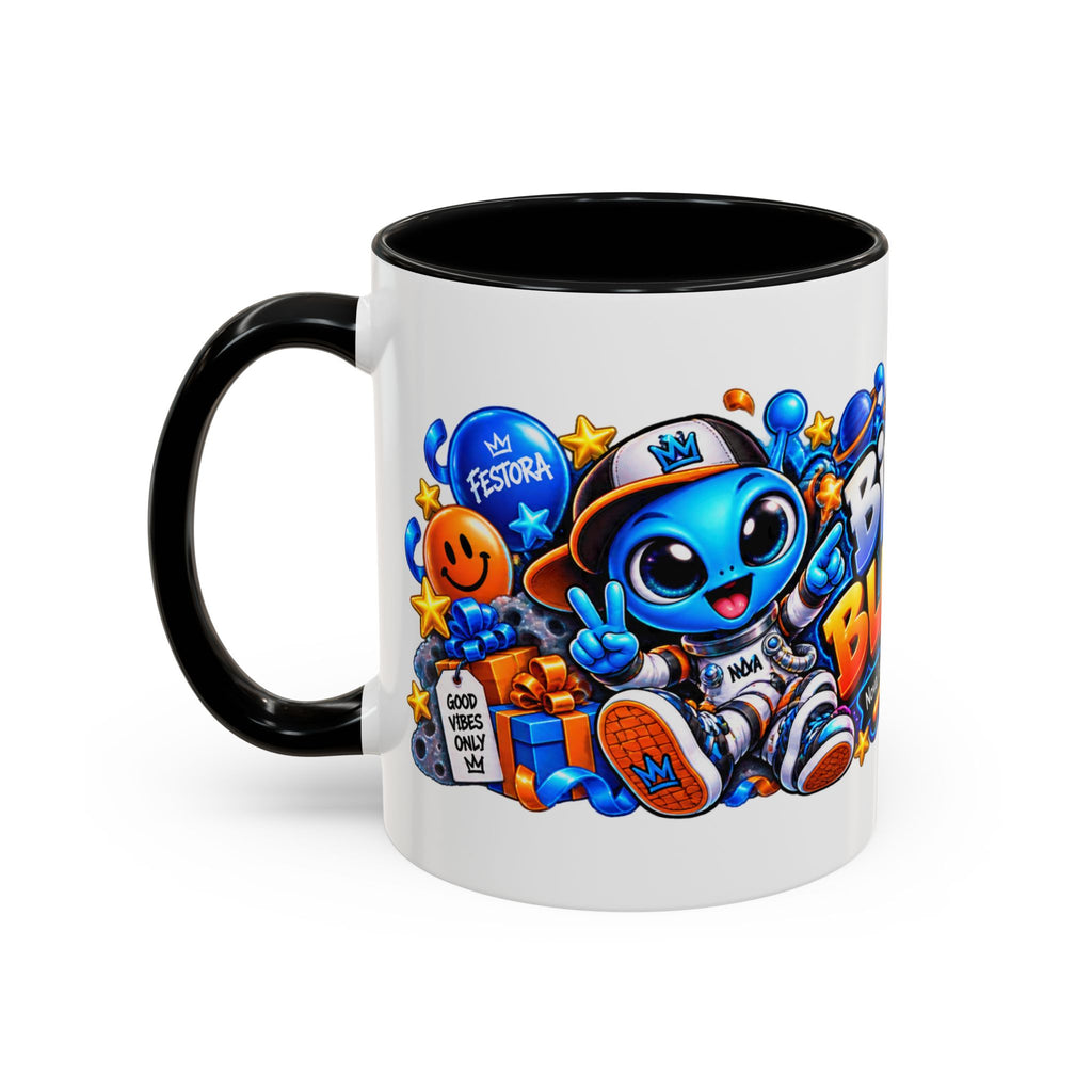 Festora Alien Birthday Mug – Birthday Blast Off Coffee Cup