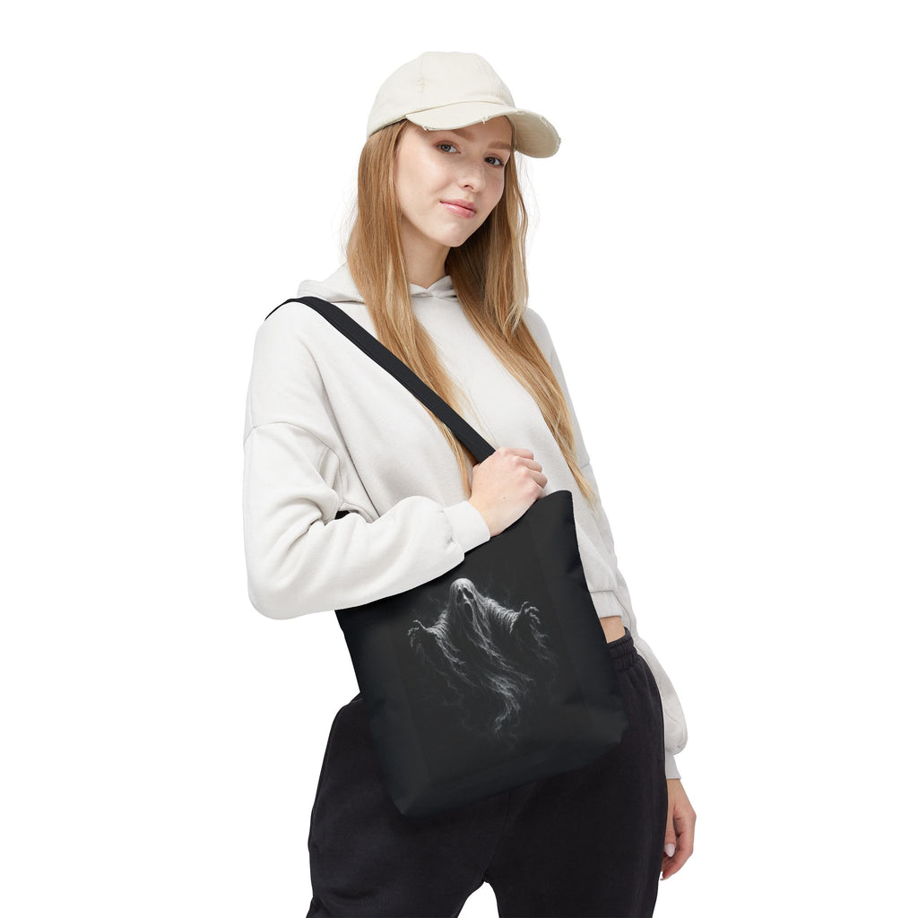 Ghostly Spirit Tote Bag — Spooky Halloween All-Over Print