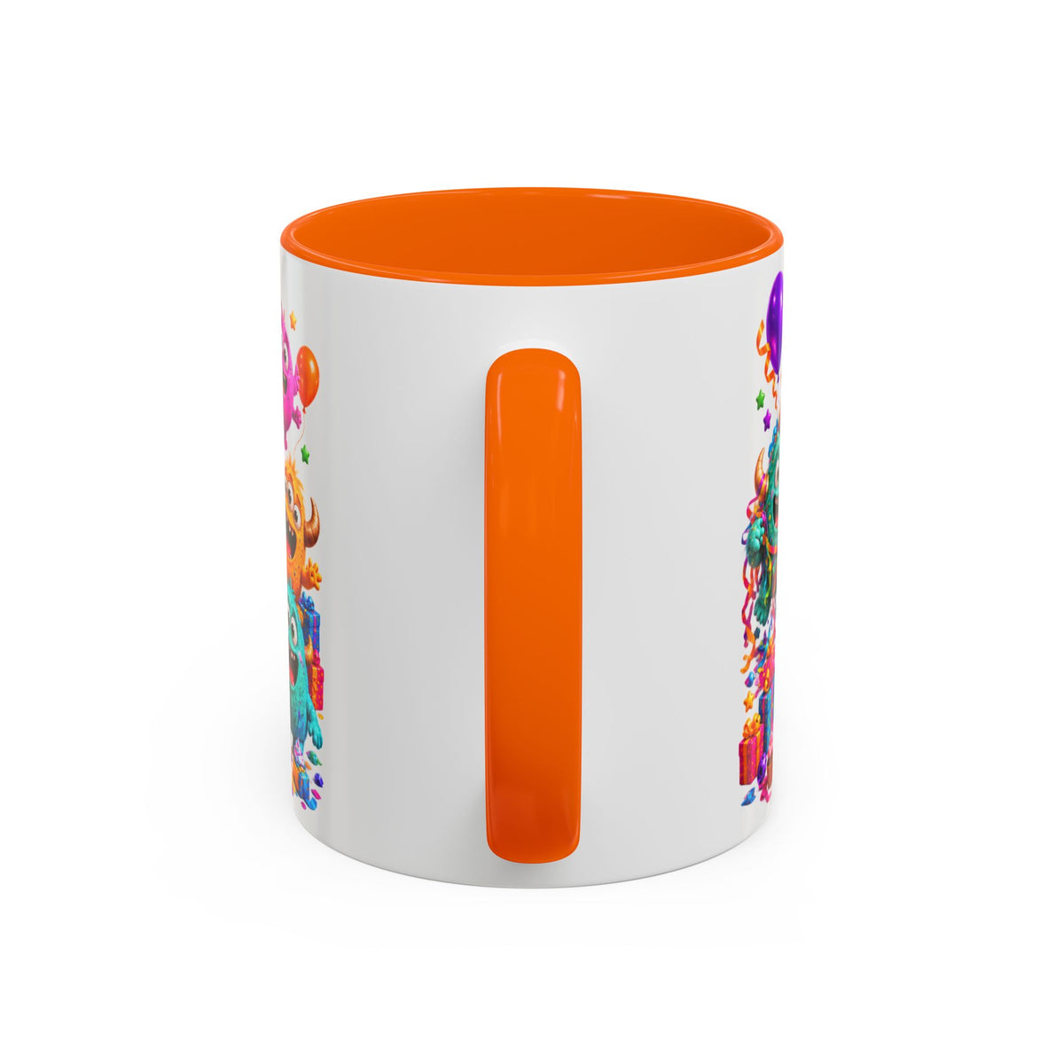Birthday Mode On Monsters Coffee Mug — Colorful Party Coffee Cup (11/15oz)