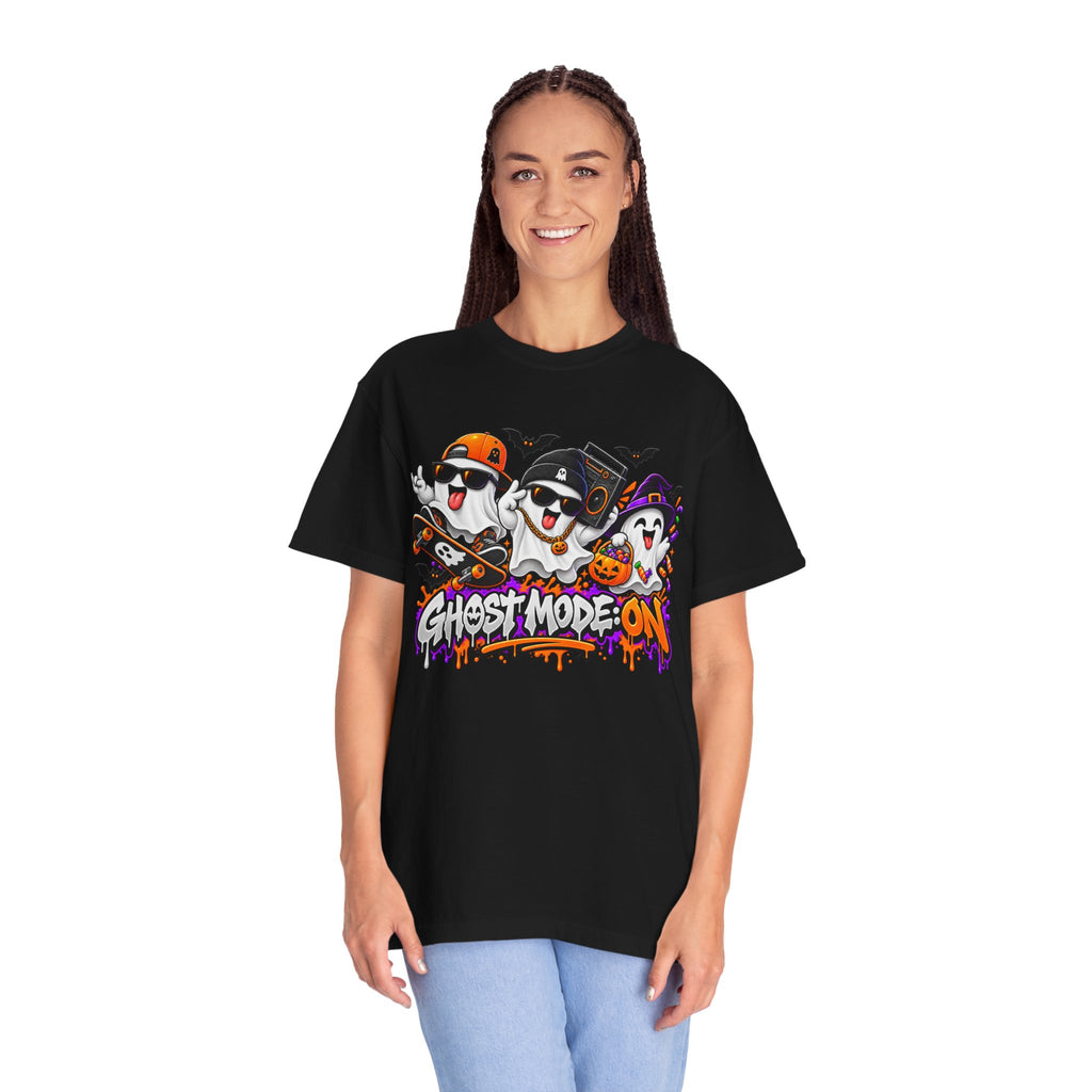 Ghost Mode: ON – Halloween Ghosts Graphic T-Shirt