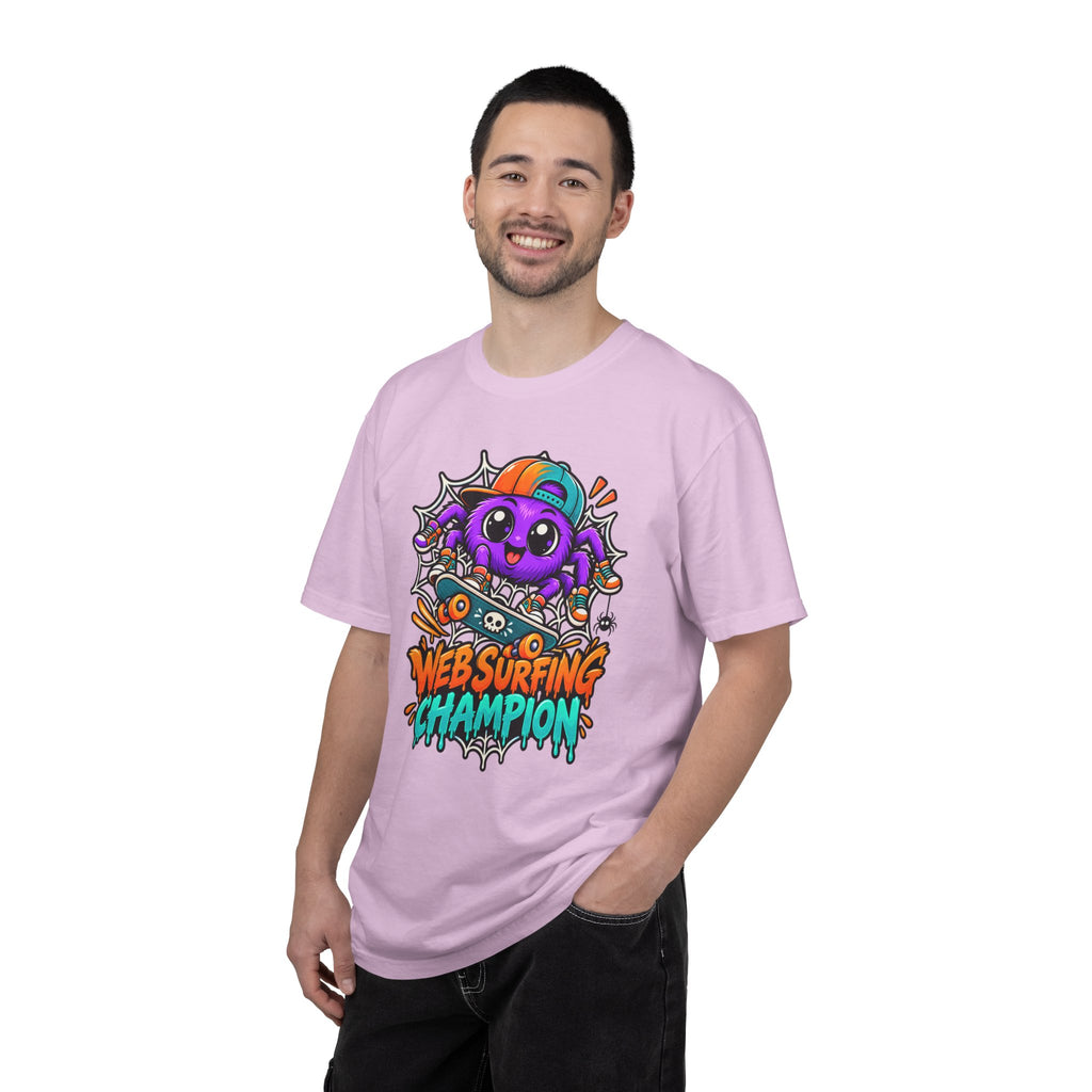 Web Surfing Champion – Cute Halloween Spider T-Shirt