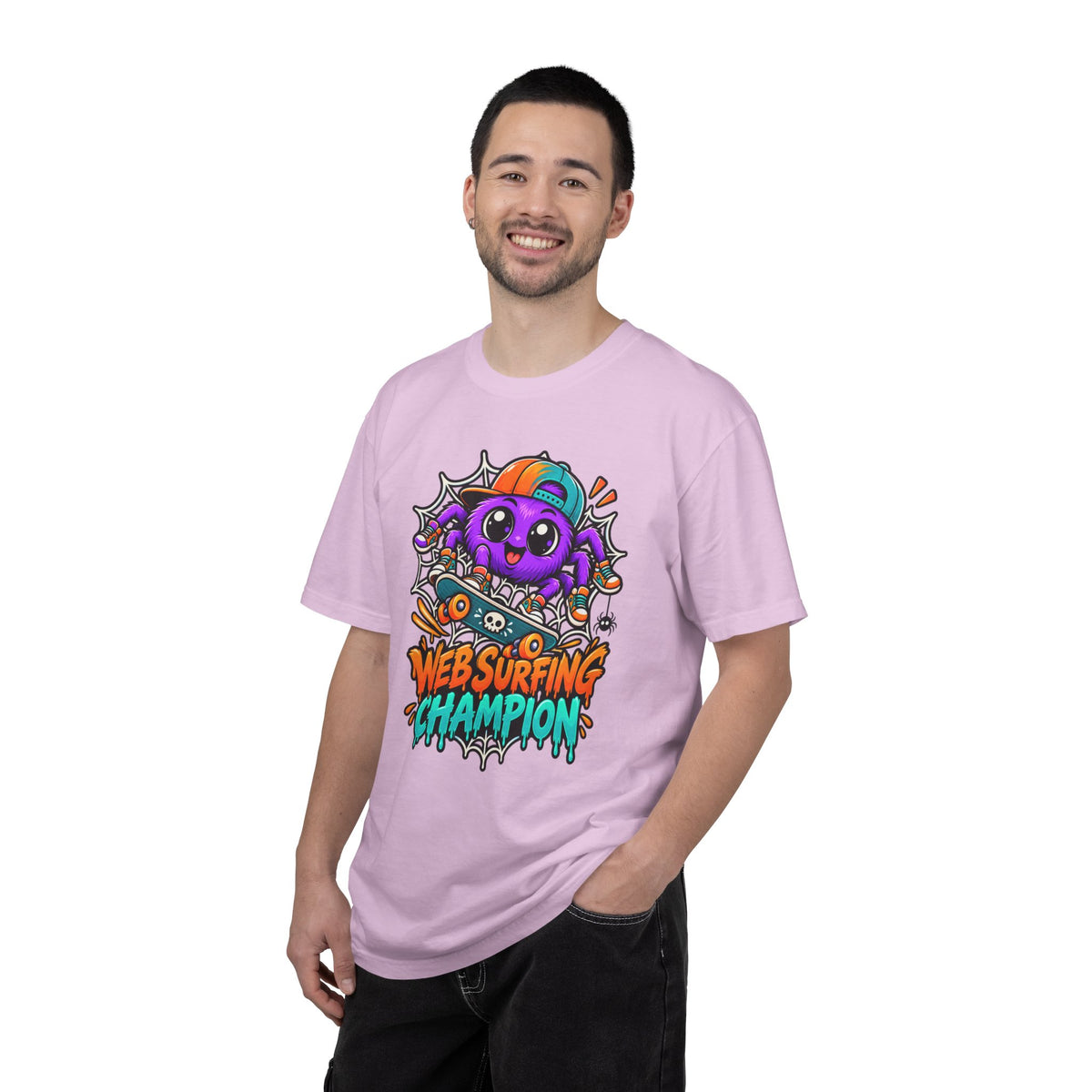 Web Surfing Champion – Cute Halloween Spider T-Shirt