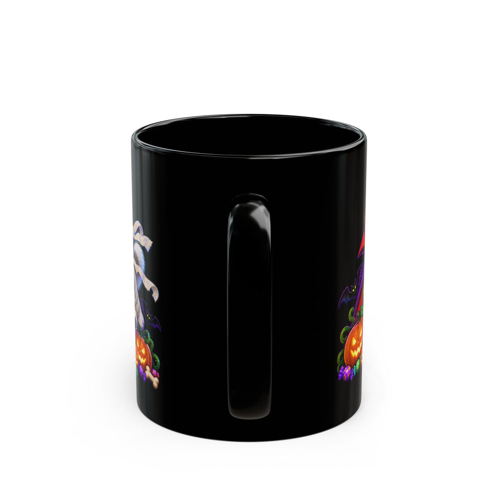 Howl-O-Ween Troublemakers Costume Dogs Halloween Black Mug