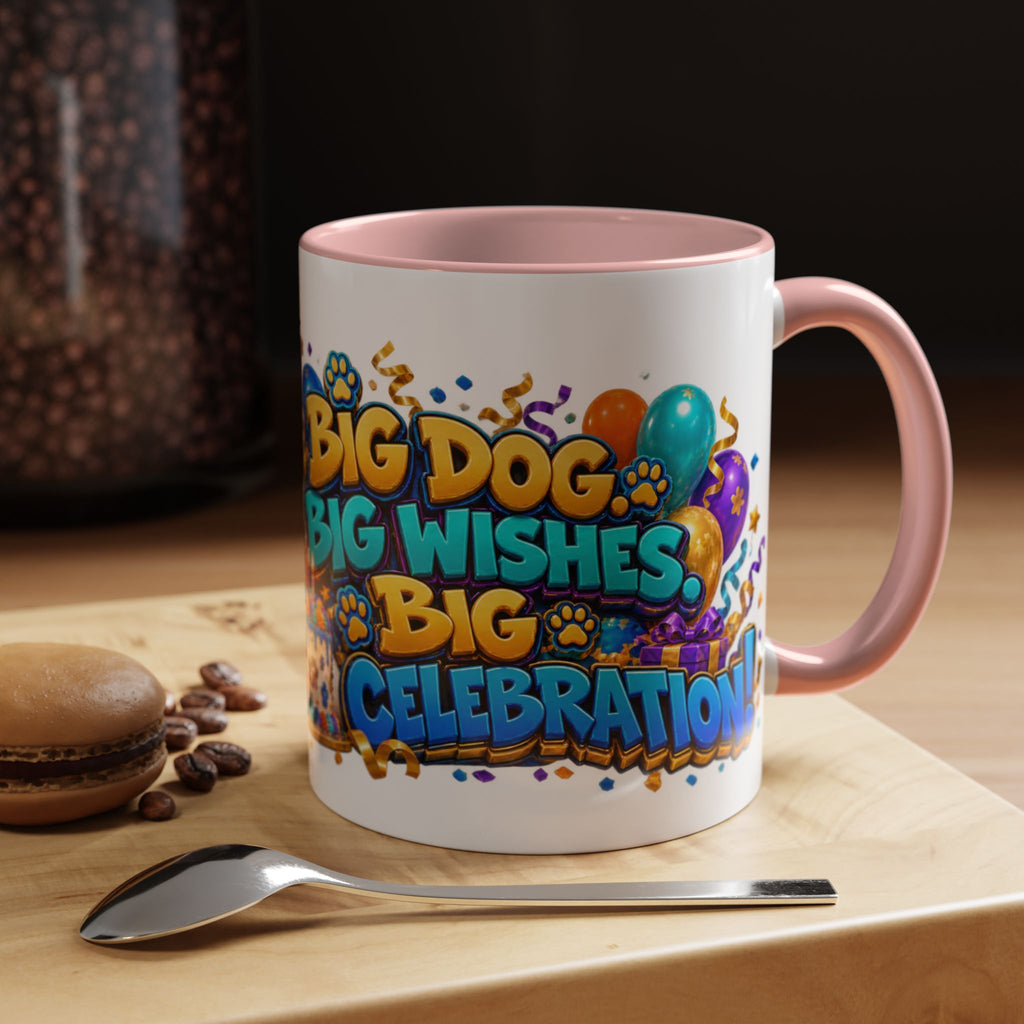 Big Dog Big Wishes Saint Bernard Birthday White Mug