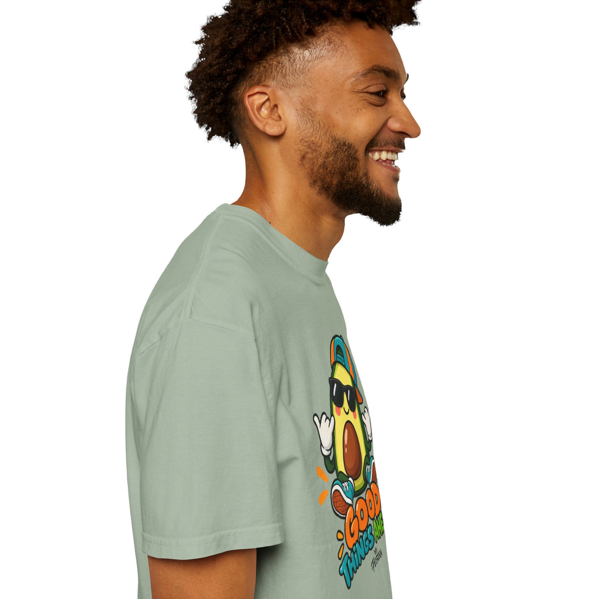 Good Things Ahead Avocado Graphic T-Shirt | Festora Everyday