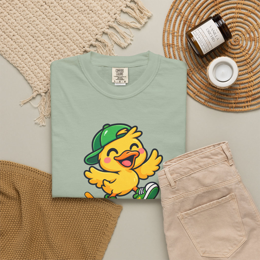 Just Ducky! – Cute Happy Duck Graphic T-Shirt