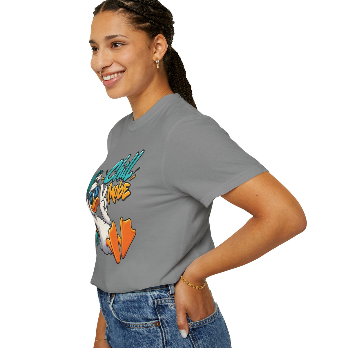 Chill Mode Duck Graphic T-Shirt | Festora Everyday