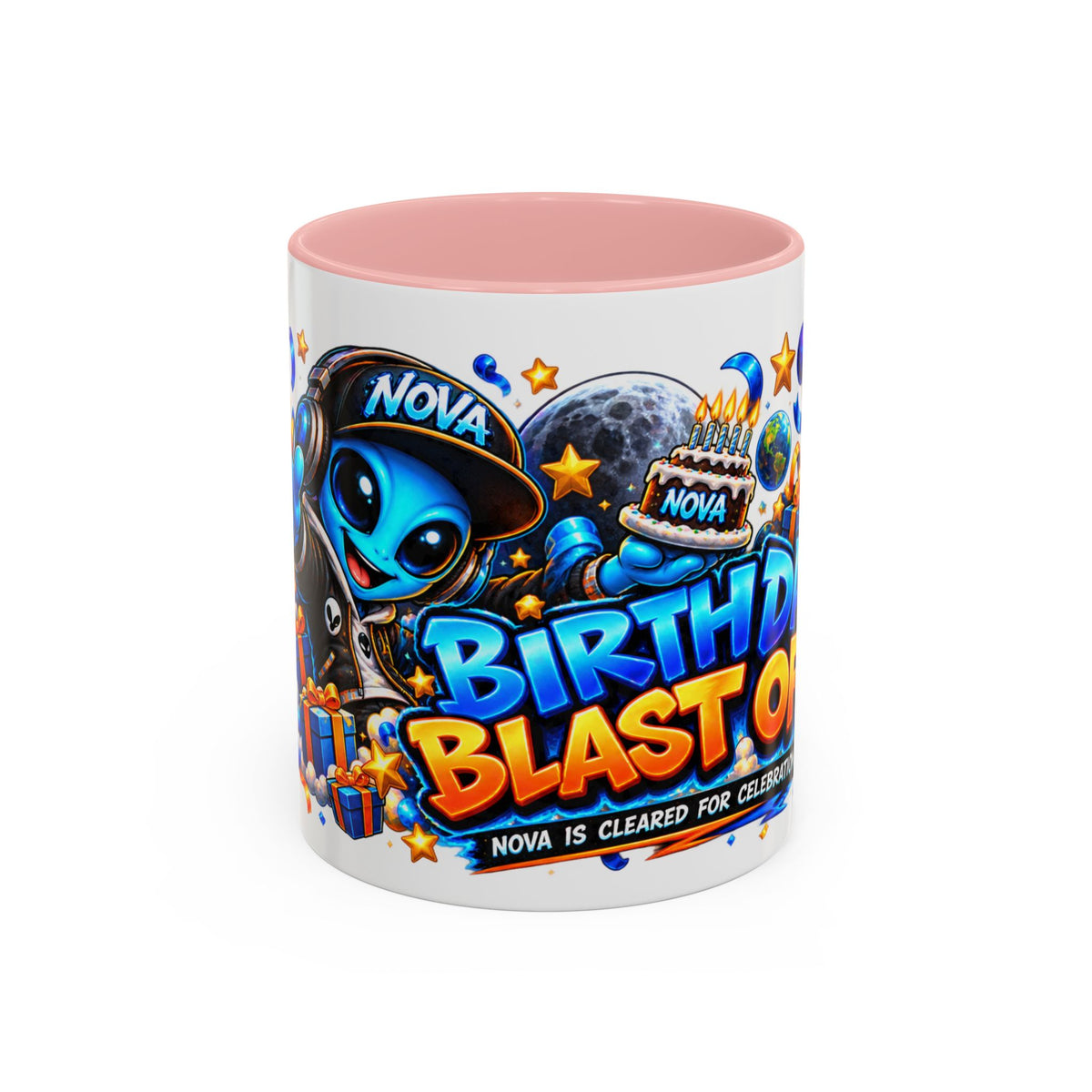 Festora Alien Birthday Mug – Birthday Blast Off Coffee Cup