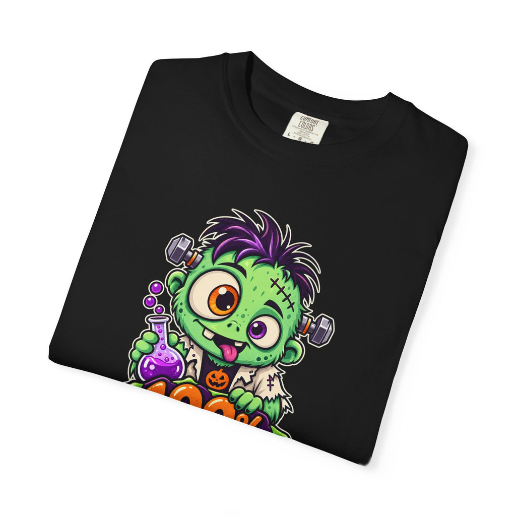 100% Natural. Mostly. – Cute Halloween Lab Monster T-Shirt