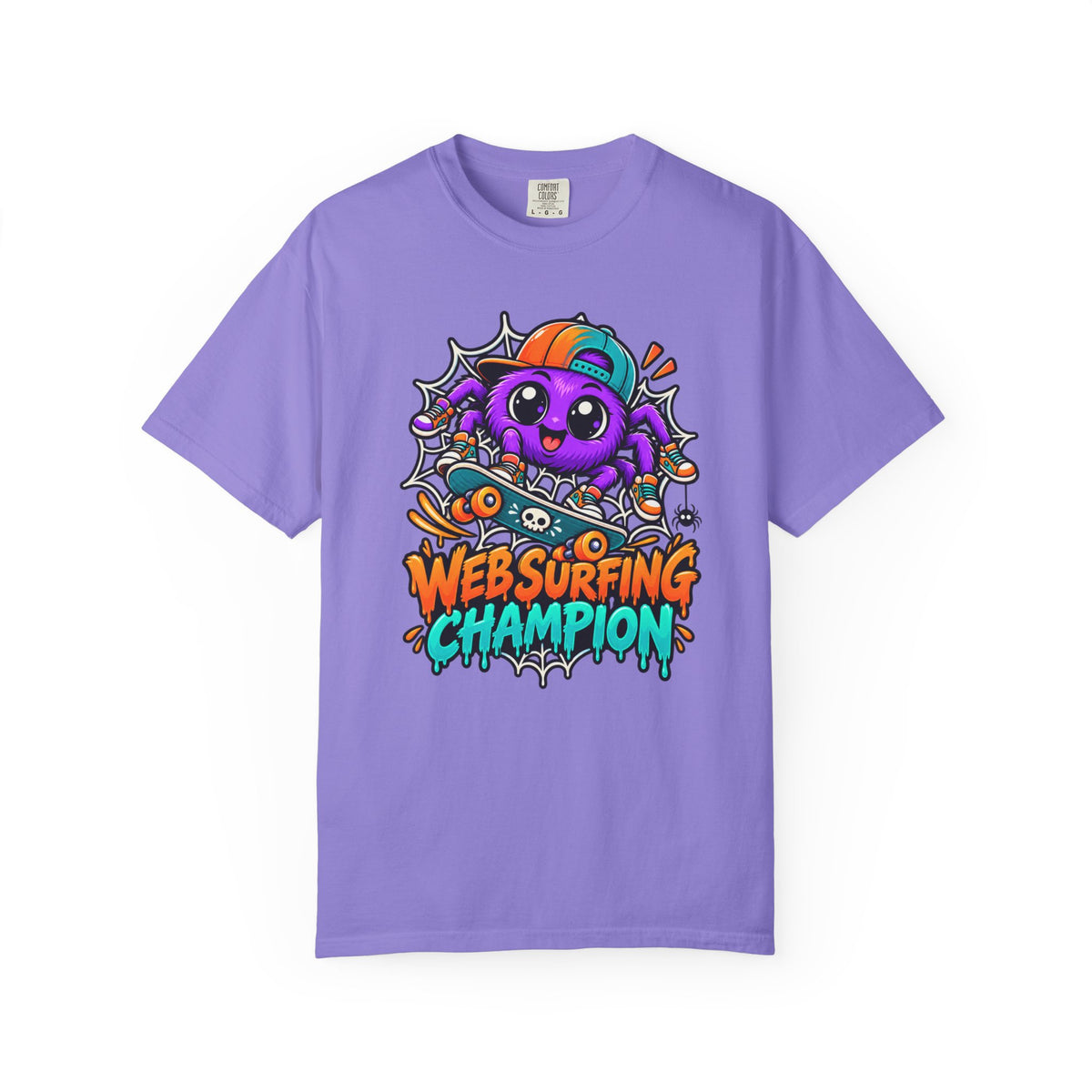 Web Surfing Champion – Cute Halloween Spider T-Shirt