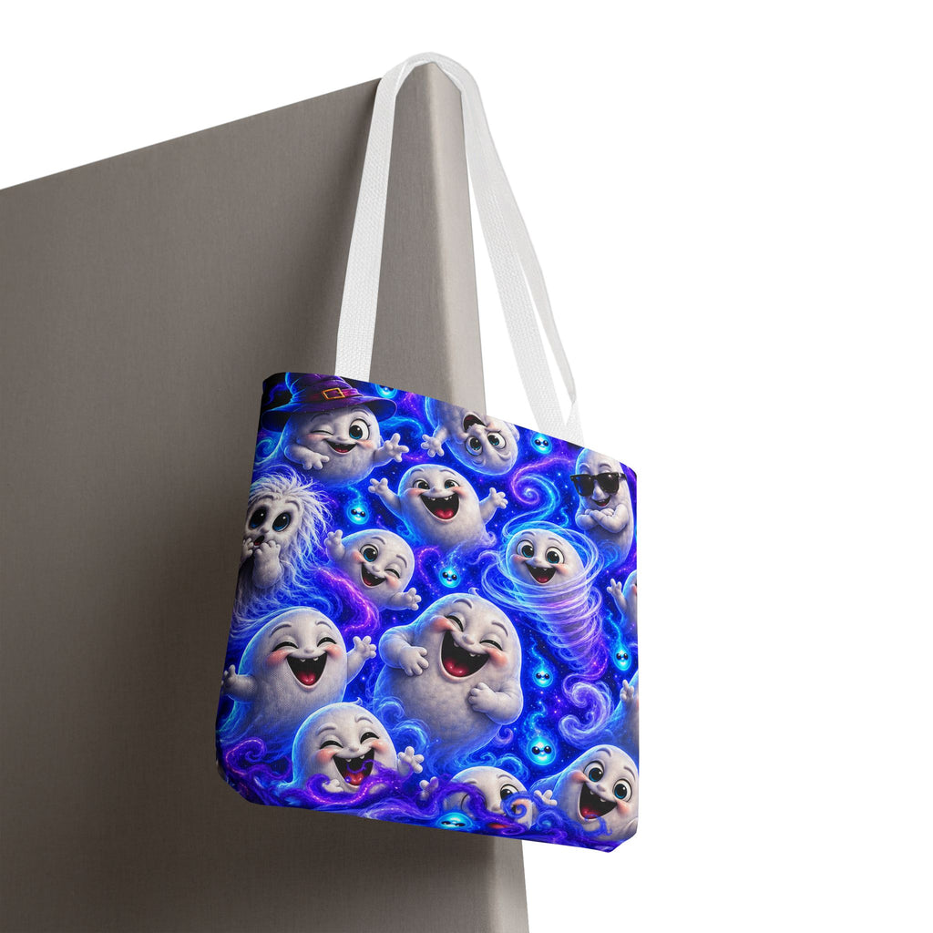 Ghost Friends Tote Bag — Cute Halloween Spirits All-Over Print