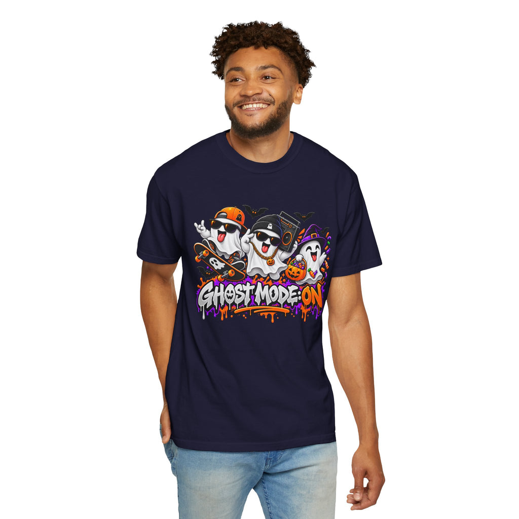 Ghost Mode: ON – Halloween Ghosts Graphic T-Shirt