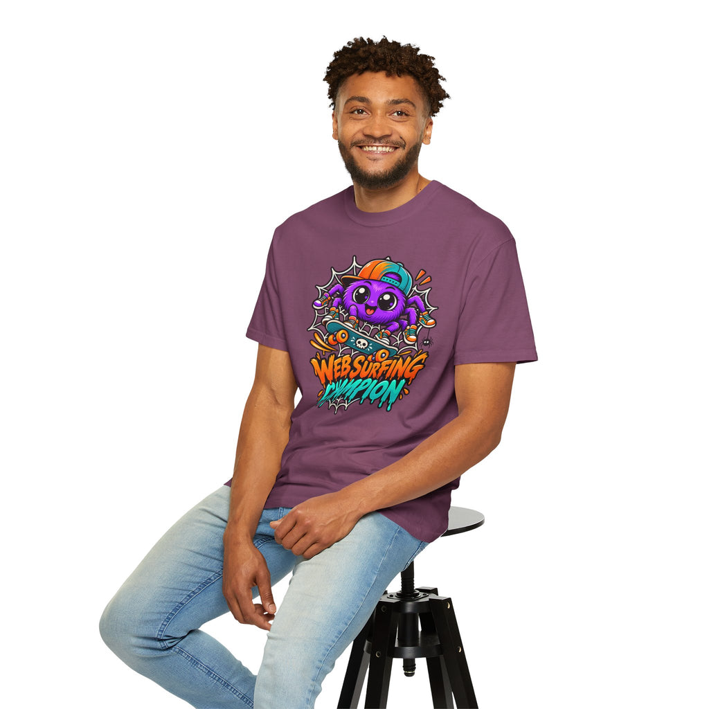 Web Surfing Champion – Cute Halloween Spider T-Shirt
