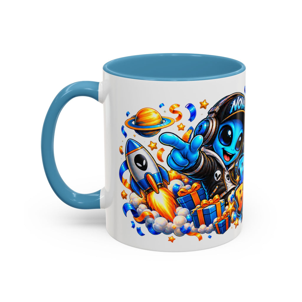 Festora Alien Birthday Mug – Birthday Blast Off Coffee Cup