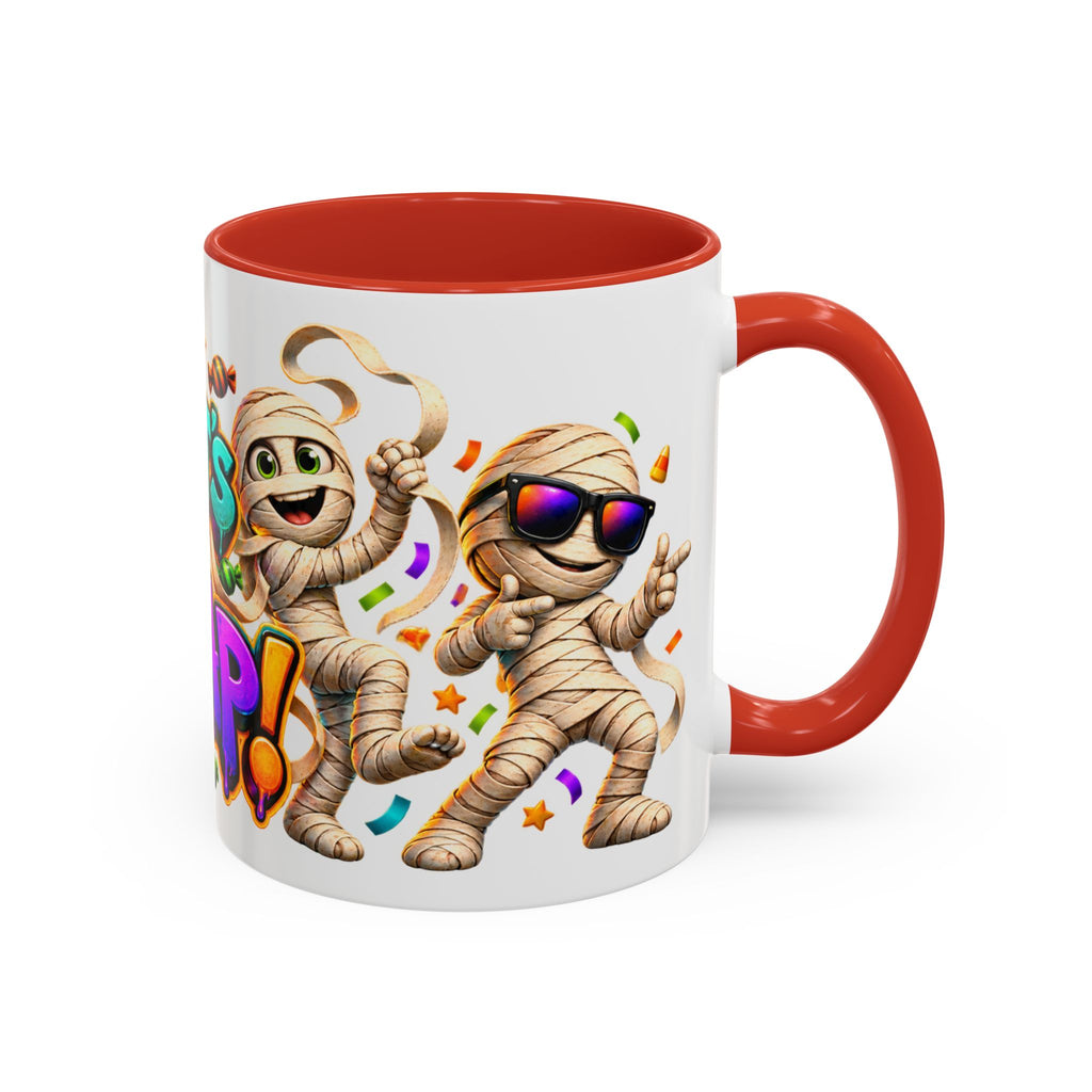 That’s a Wrap Funny Halloween Mummy Party White Mug