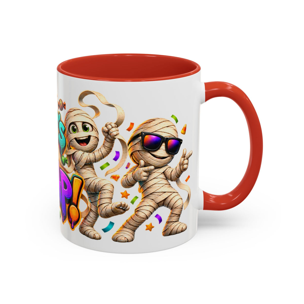 That’s a Wrap Funny Halloween Mummy Party White Mug