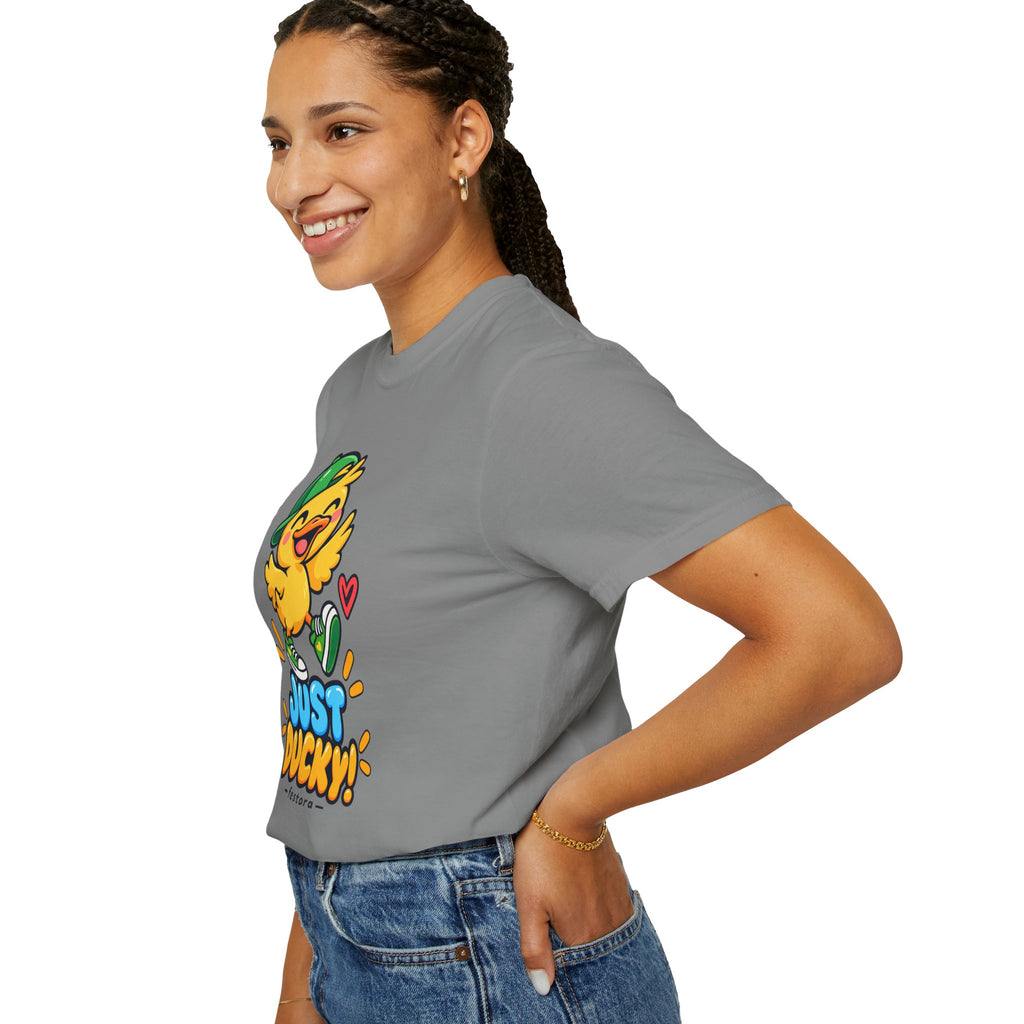 Just Ducky! – Cute Happy Duck Graphic T-Shirt