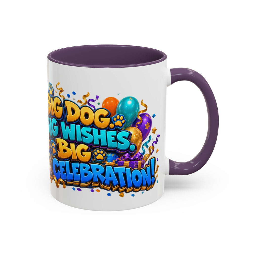 Big Dog Big Wishes Saint Bernard Birthday White Mug