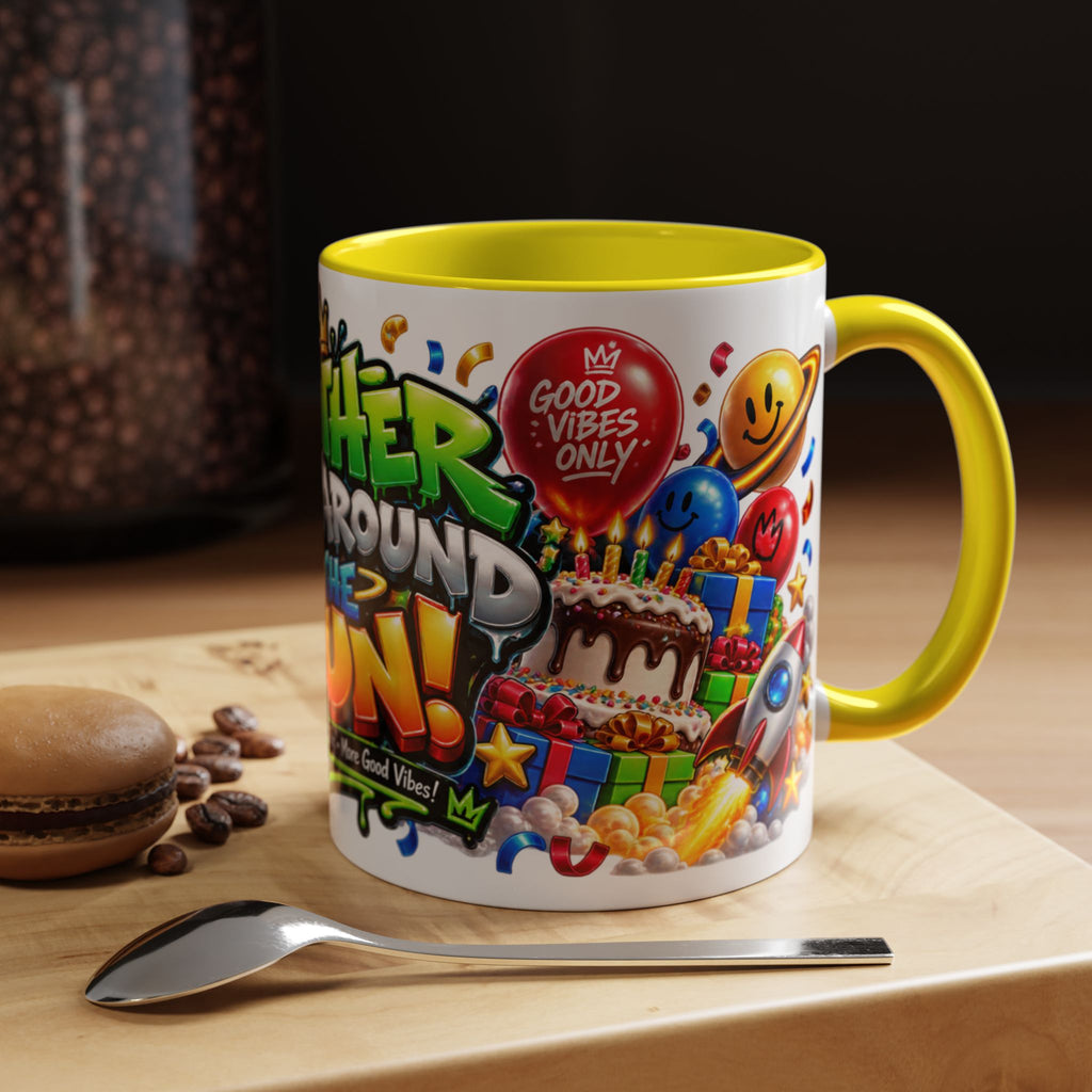 Festora Alien Birthday Mug – Another Trip Around the Sun Coffee Cup