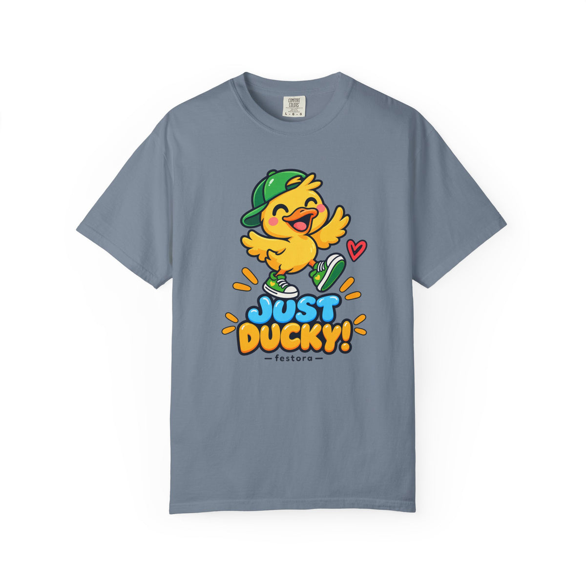 Just Ducky! – Cute Happy Duck Graphic T-Shirt