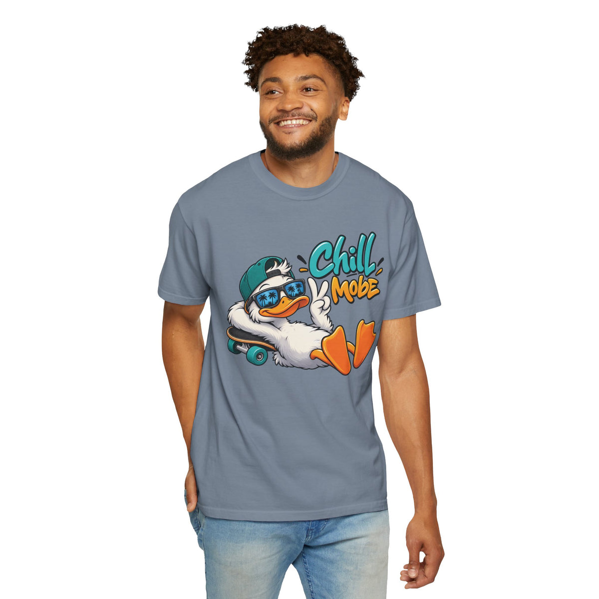 Chill Mode Duck Graphic T-Shirt | Festora Everyday