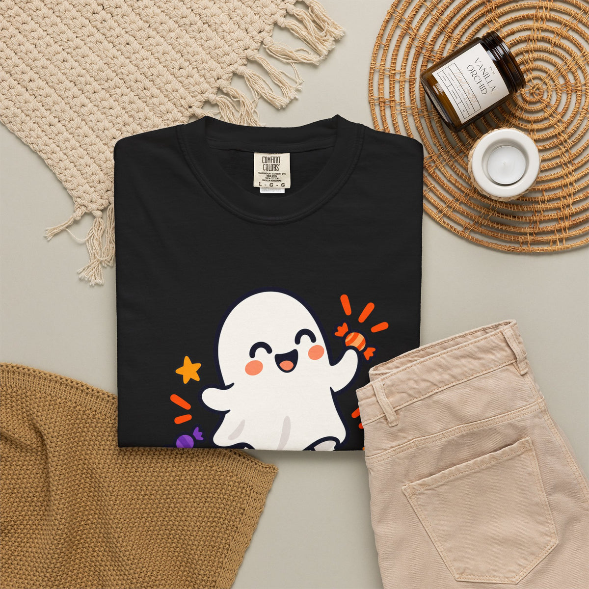 Spooky but Sweet Ghost T-Shirt | Cute Halloween Graphic Tee