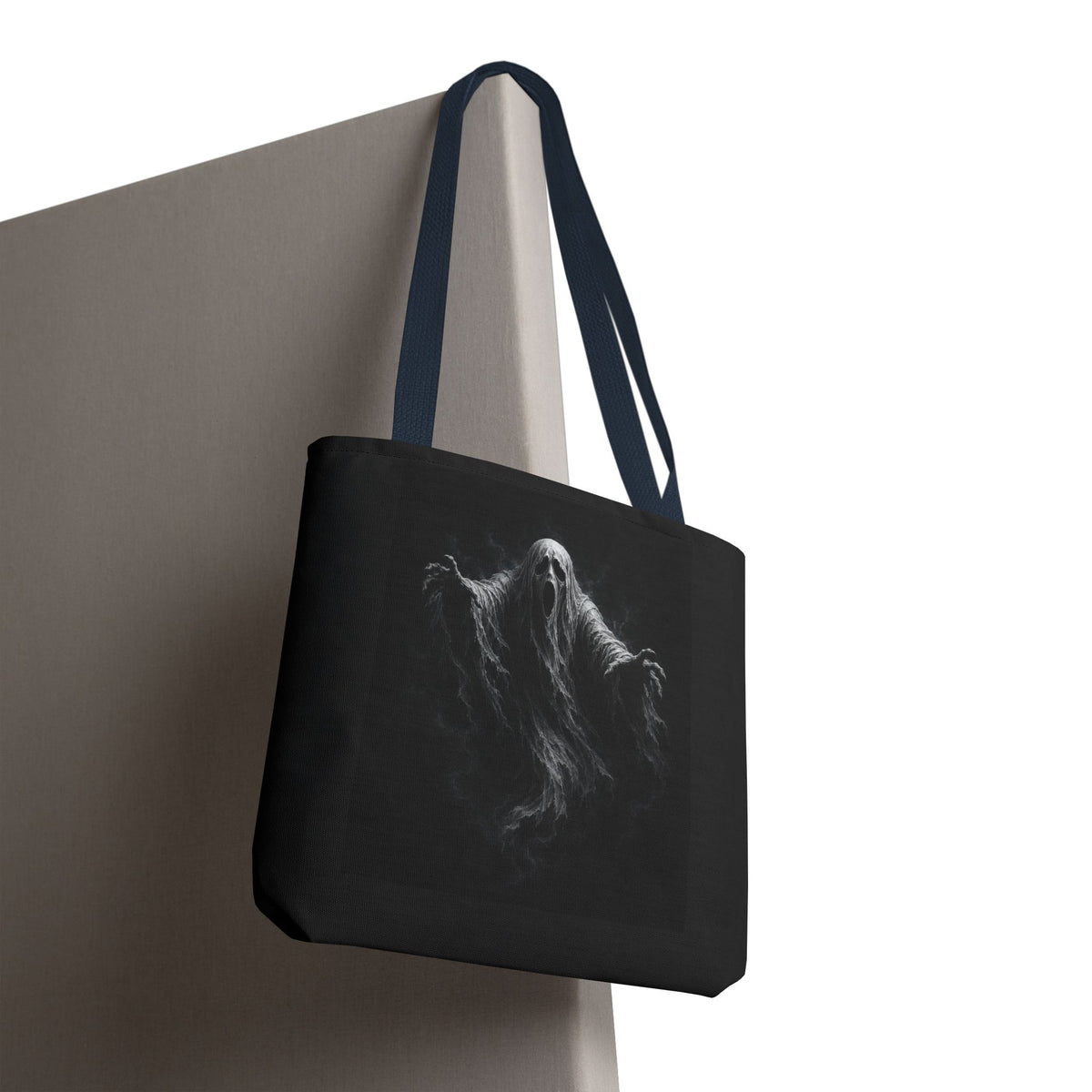 Ghostly Spirit Tote Bag — Spooky Halloween All-Over Print