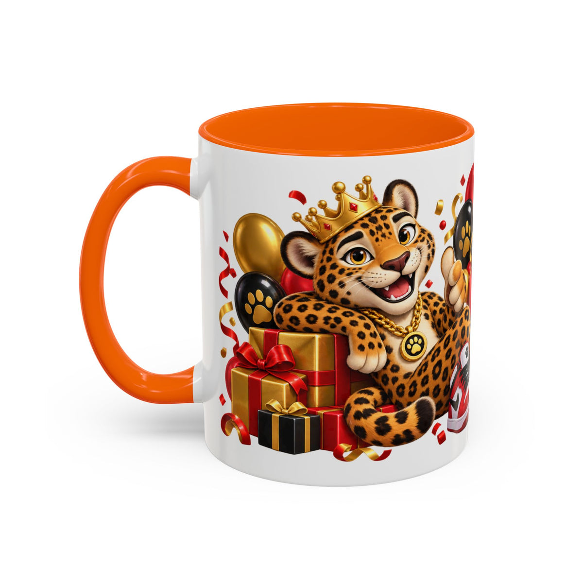 Title: Happy Birthday Jaguar Mug – Colorful 3D Birthday Gift – White Coffee Mug