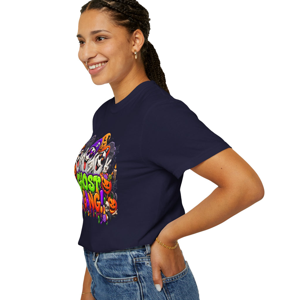 Ghost Gang Halloween T-Shirt – Funny Colorful Ghost Graphic Tee