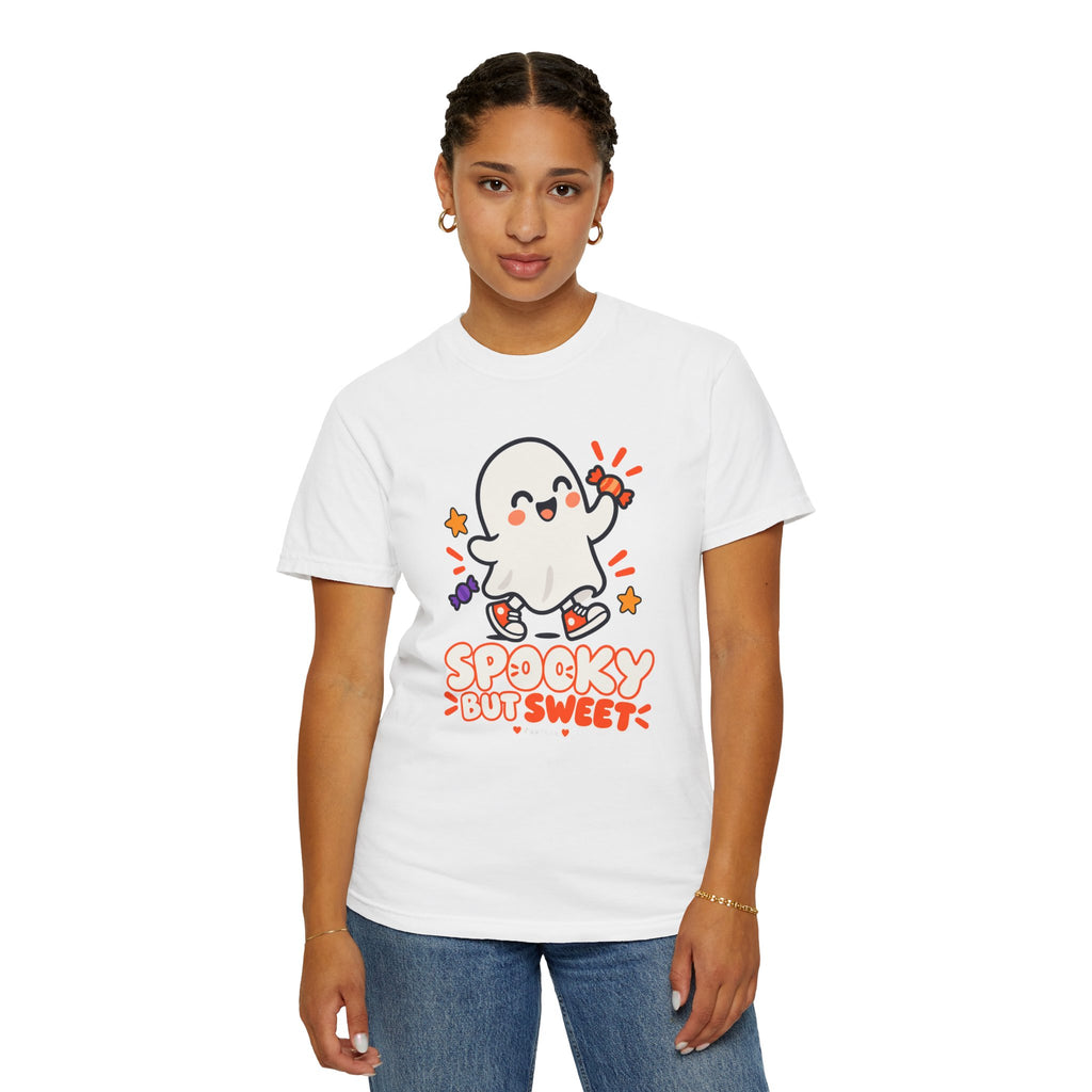 Spooky but Sweet Ghost T-Shirt | Cute Halloween Graphic Tee