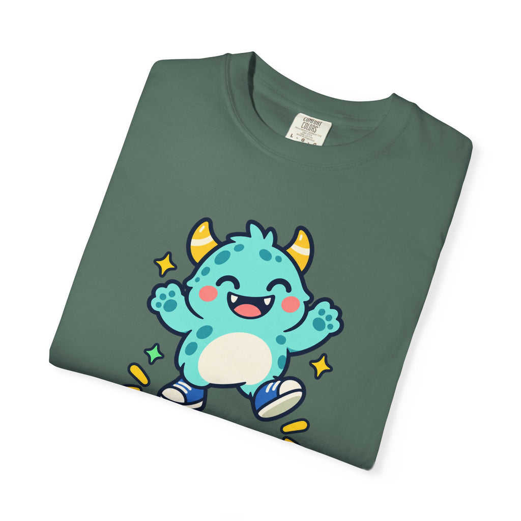 Stay Monster Happy – Cute Monster Graphic T-Shirt