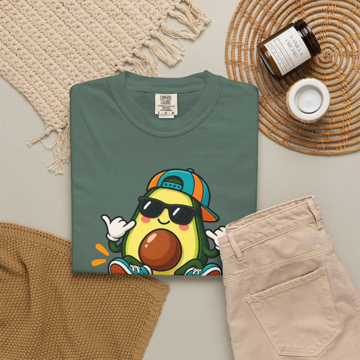 Good Things Ahead Avocado Graphic T-Shirt | Festora Everyday