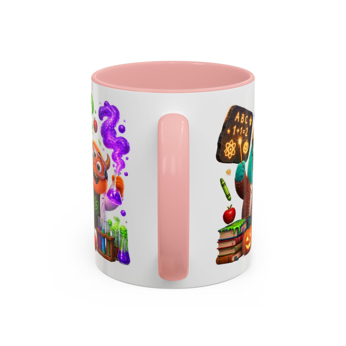 Teaching Is a Scream Monster Teacher Halloween White Mug