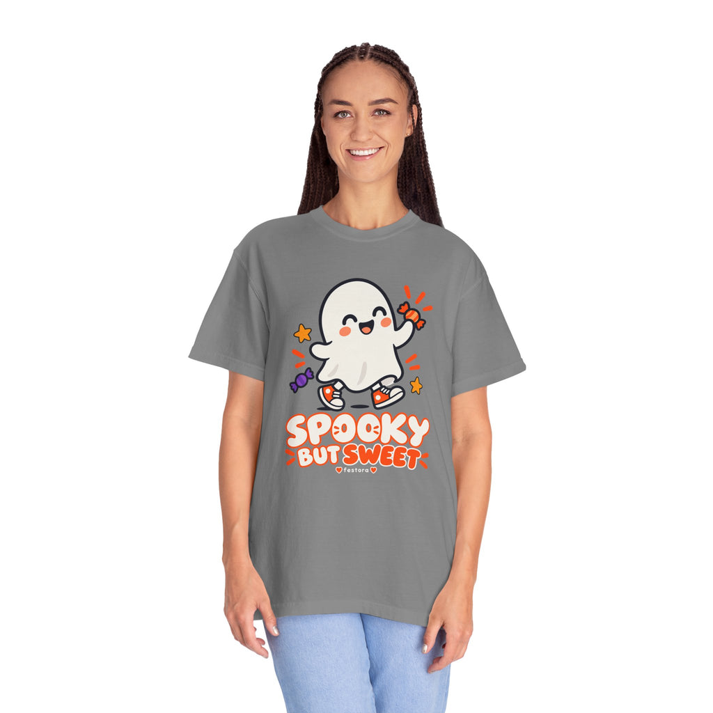 Spooky but Sweet Ghost T-Shirt | Cute Halloween Graphic Tee