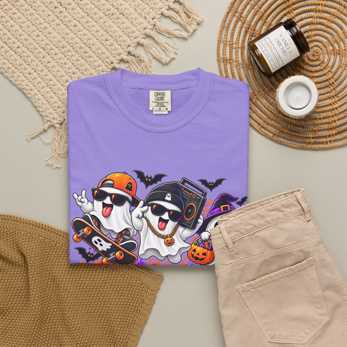 Ghost Mode: ON – Halloween Ghosts Graphic T-Shirt