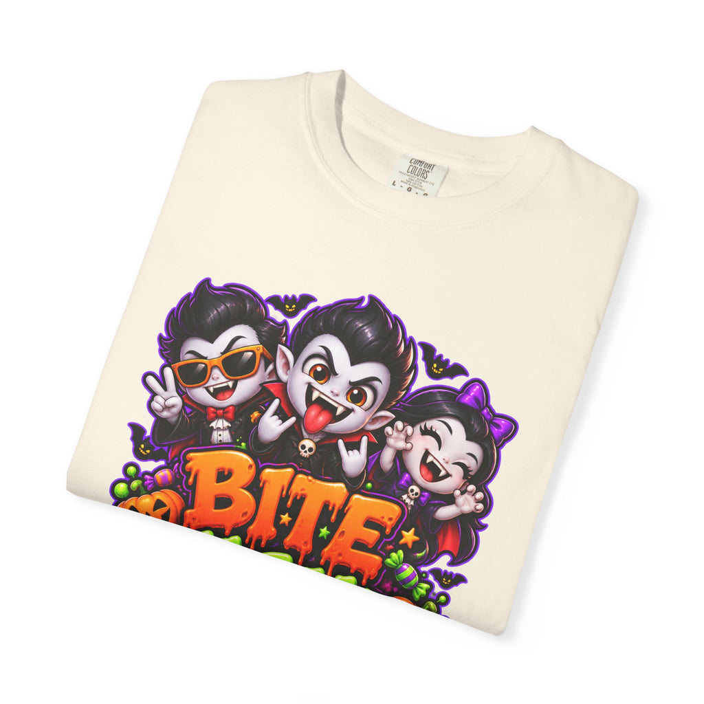 Bite Night Crew Halloween T-Shirt – Funny Vampire Graphic Tee