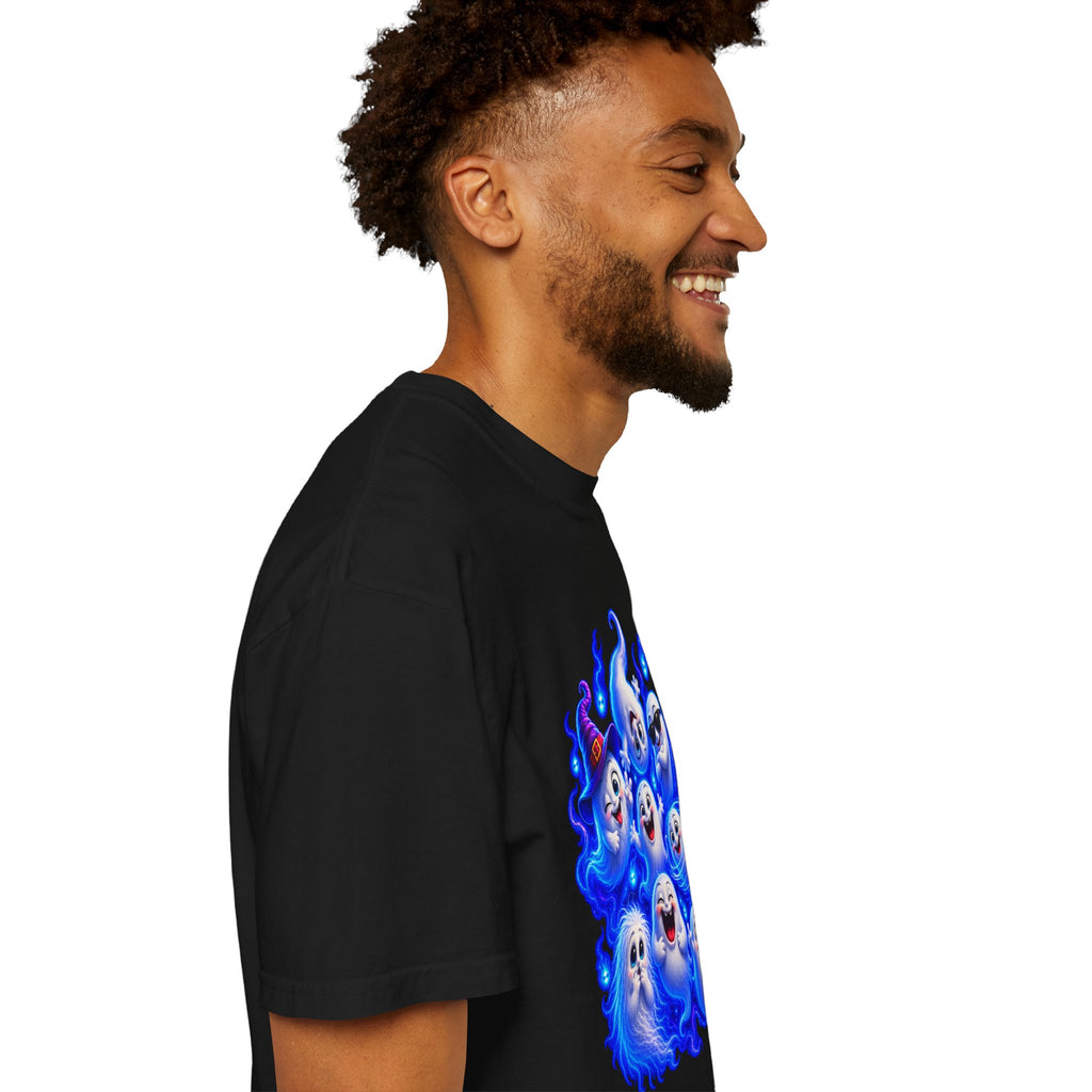 Ghost Squad T‑Shirt — Cute Blue Spirits Halloween Tee