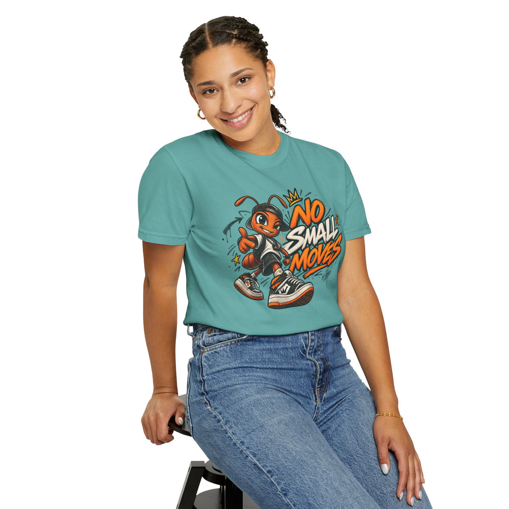 No Small Moves T-Shirt — Retro Sneaker Character Graphic Tee