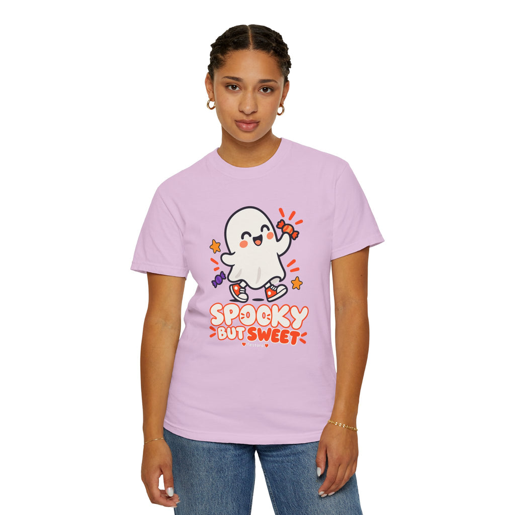 Spooky but Sweet Ghost T-Shirt | Cute Halloween Graphic Tee