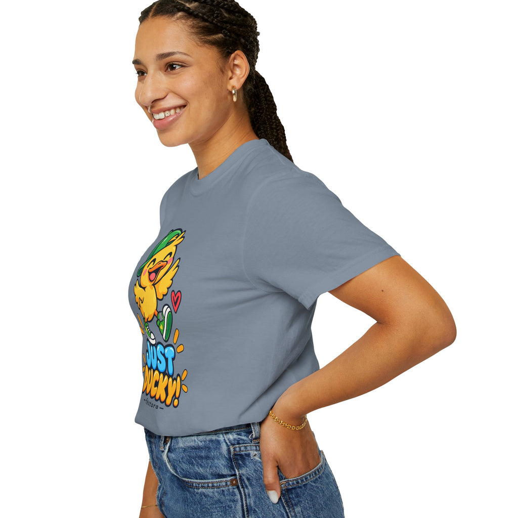 Just Ducky! – Cute Happy Duck Graphic T-Shirt